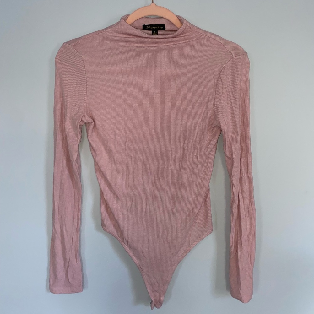 shinestar pink bodysuit